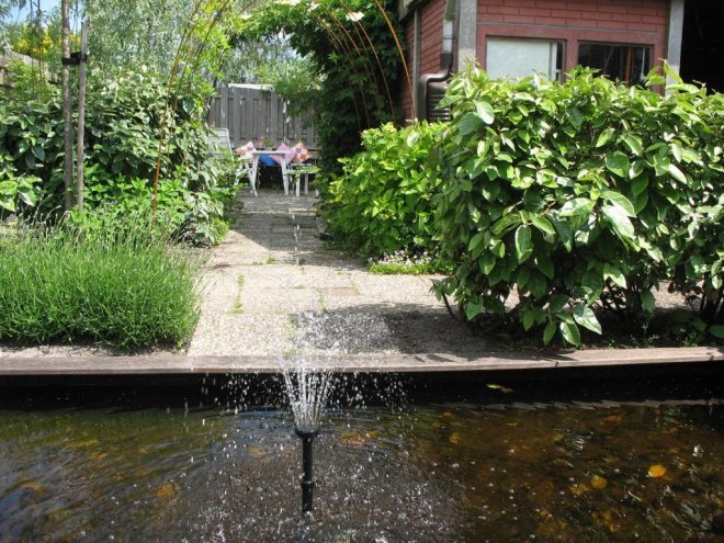 Gastenterras, ideaal bij mooi weer!